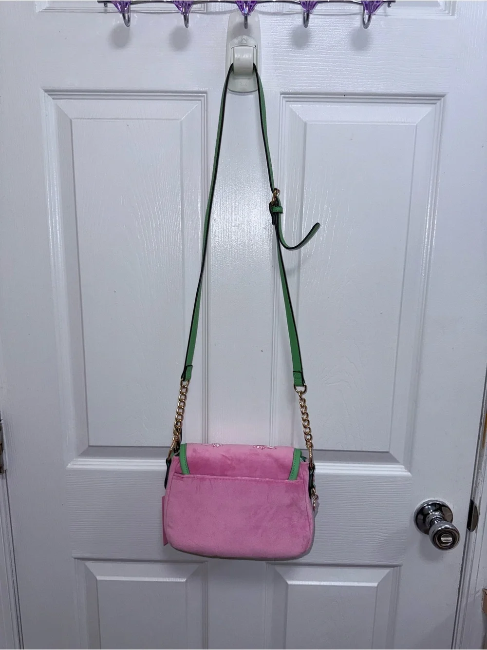 NWT Juicy in Bloom Pink Crossbody Bag in Cherry 🍒 Blossom
